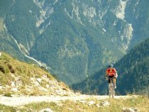 Auffahrt Plumsjoch. Fast geschafft!